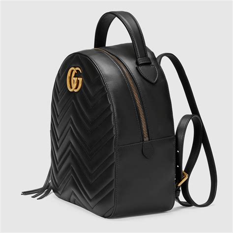 gucci gg leather backpack|Gucci backpack women leather.